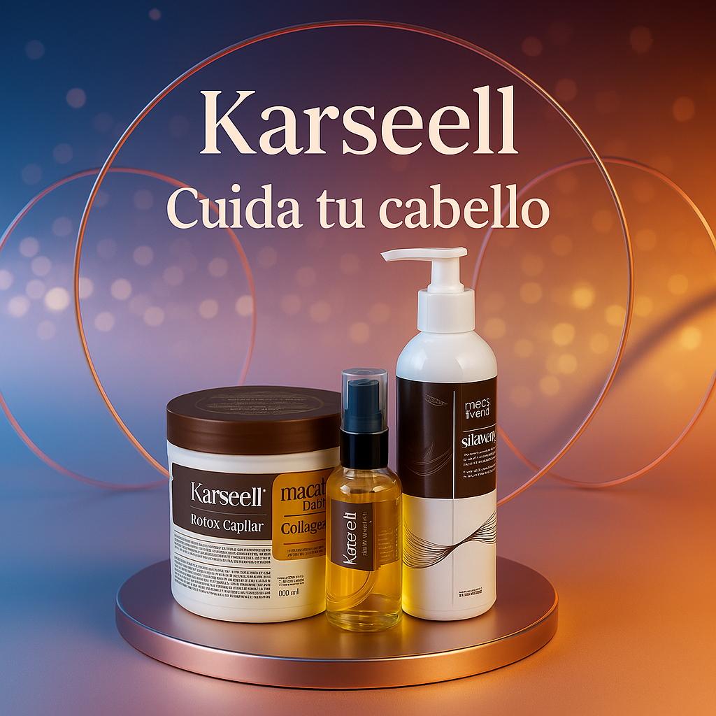 Botox Capilar + Champú Hidratante Profesional + Aceite de Argán 🌿 🧴 Karseell by Dr. USA