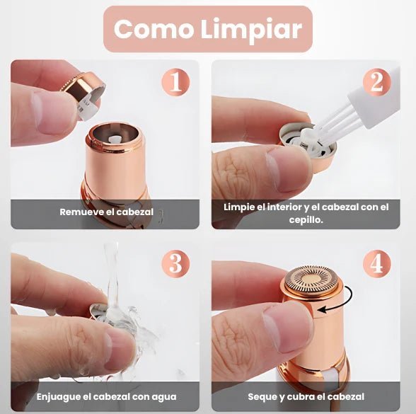 Depiladora de Precisión Facial