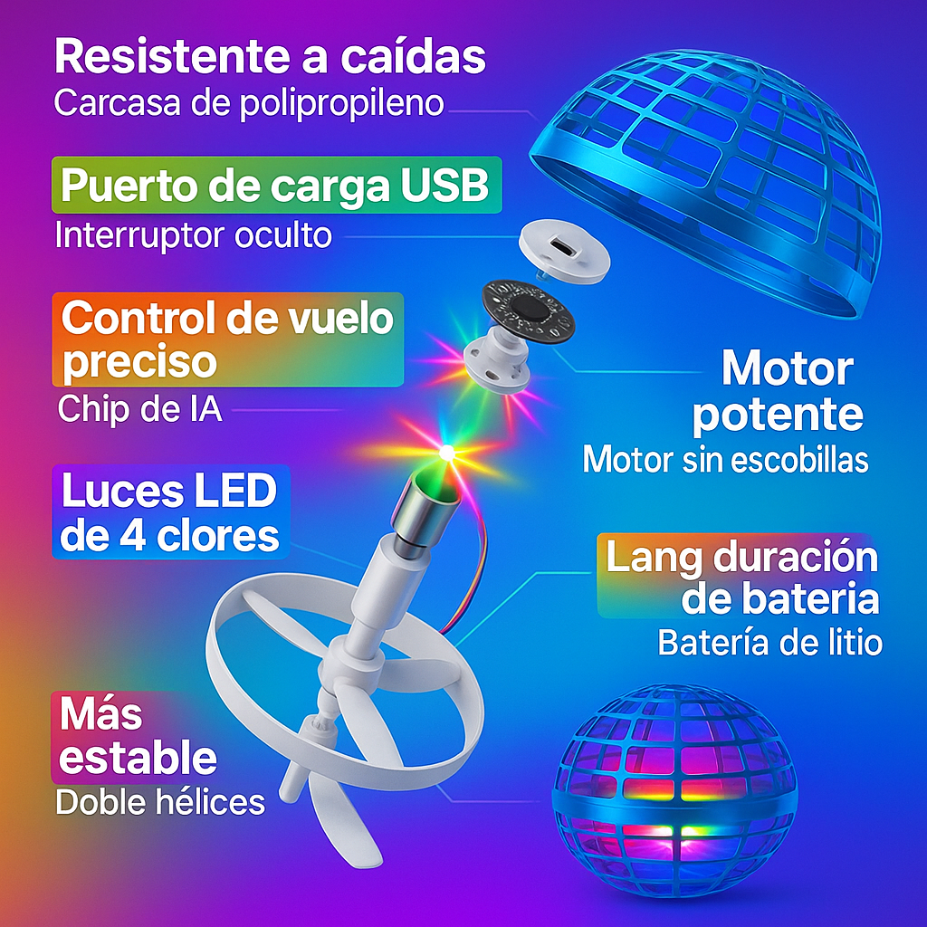 MagicOrb Infinity - Esfera Dinámica que Desafía la Gravedad