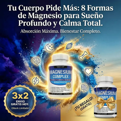 Magnesio Complex 8 en 1 – Descubre el poder de descansar bien