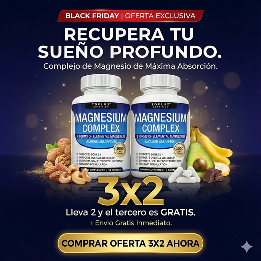 Magnesio Complex 8 en 1 – Descubre el poder de descansar bien