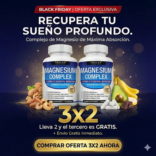 Magnesio Complex 8 en 1 – Descubre el poder de descansar bien